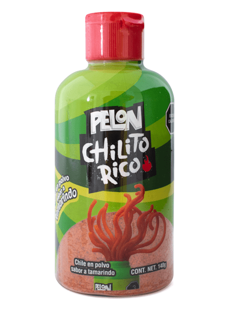 Paletas de fresa con PELON CHILITO RICO